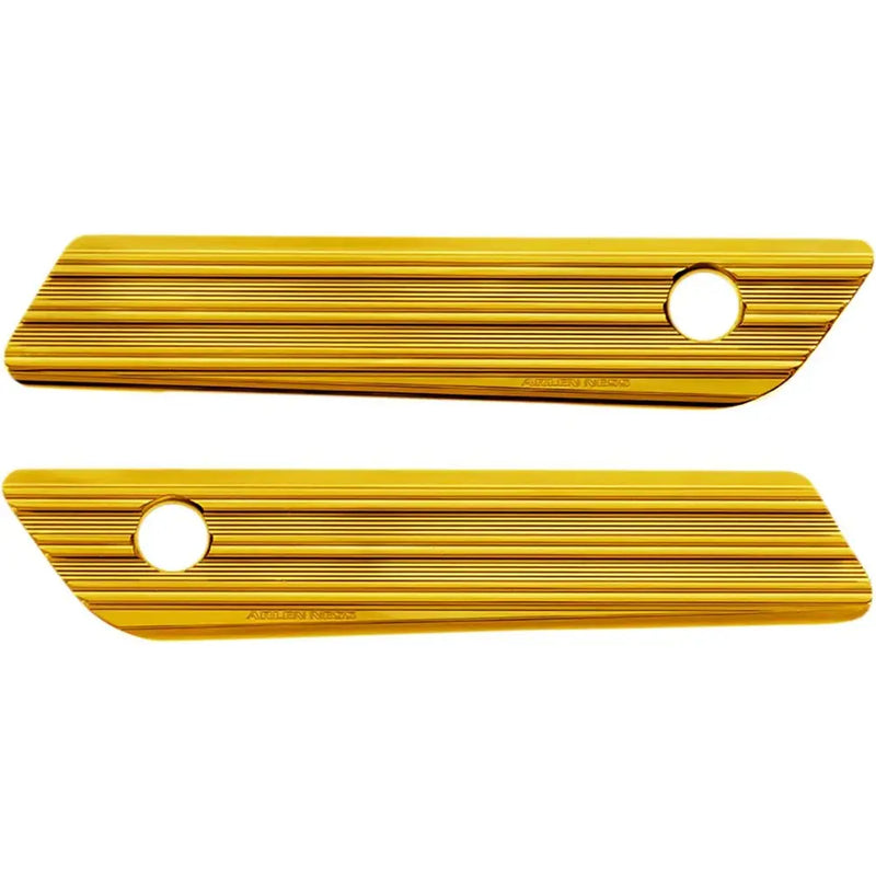 Arlen Ness 10 Gauge Saddlebag Latch Covers for Harley