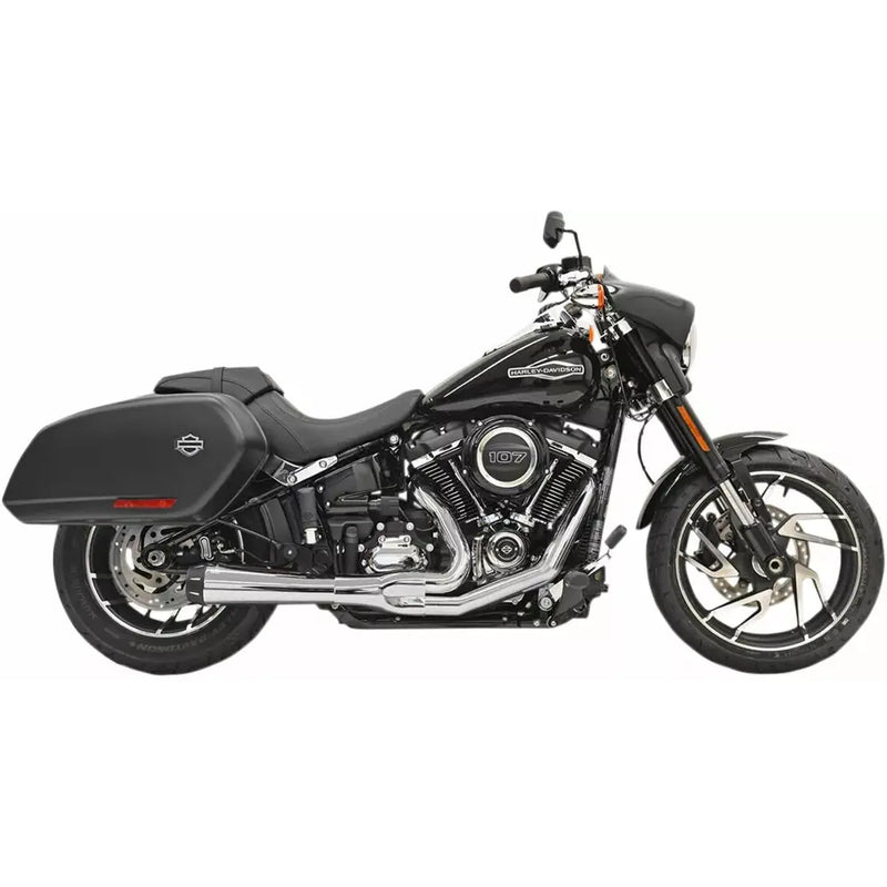 Bassani Road Rage Short Megaphone 2-into-1 Exhaust System for Harley