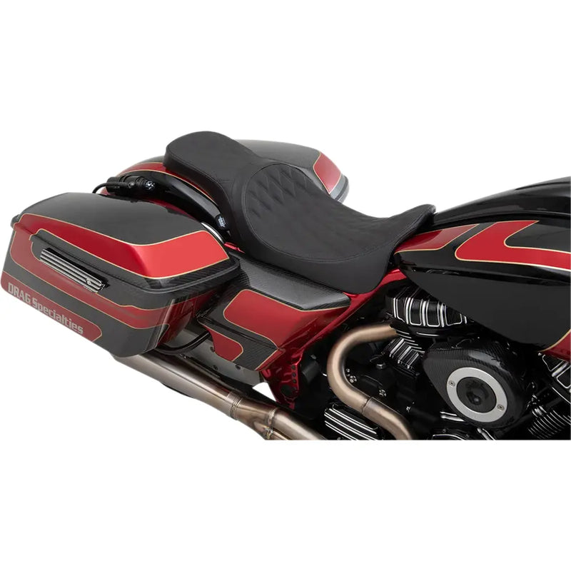 Drag Specialties Predator 2-Up Seat for Harley