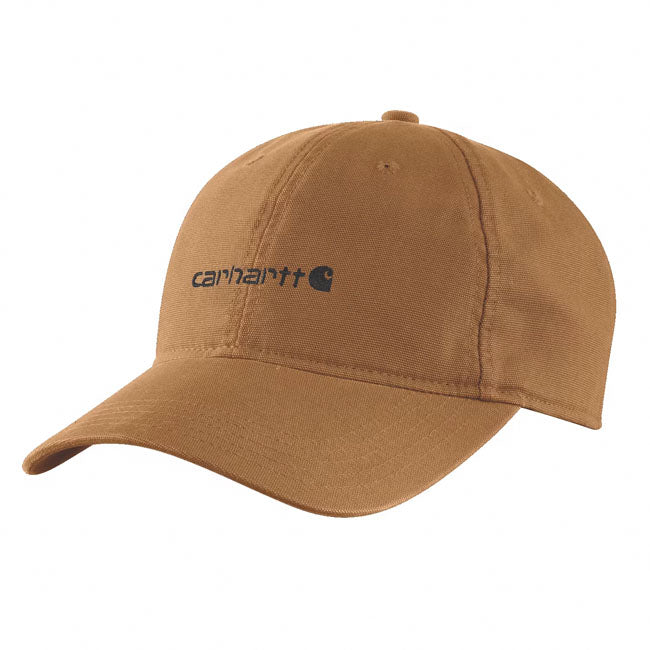 Carhartt Canvas Embroidered Graphic Cap Brown  - Customhoj