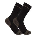 Carhartt Cotton Blend Steel Toe Boot Socks 3-pack Black / 42-25  - Customhoj