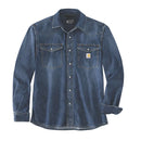 Carhartt Denim Snap Front Shirt S  - Customhoj