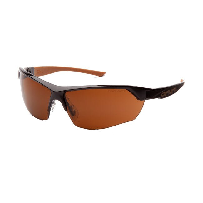 Carhartt Half Frame Temple Safety Glasses Bronze