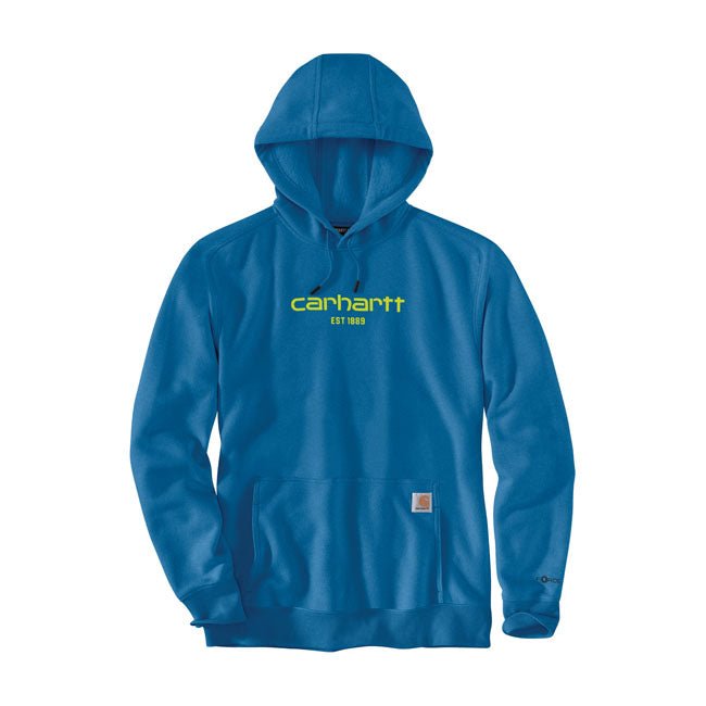 Carhartt Logo Graphic Hoodie Marine Blue / S