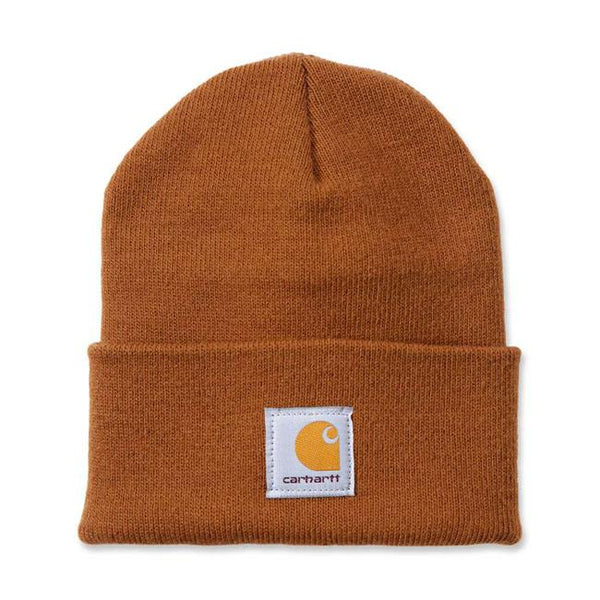 Carhartt Rib Knit Watch Hat Brown