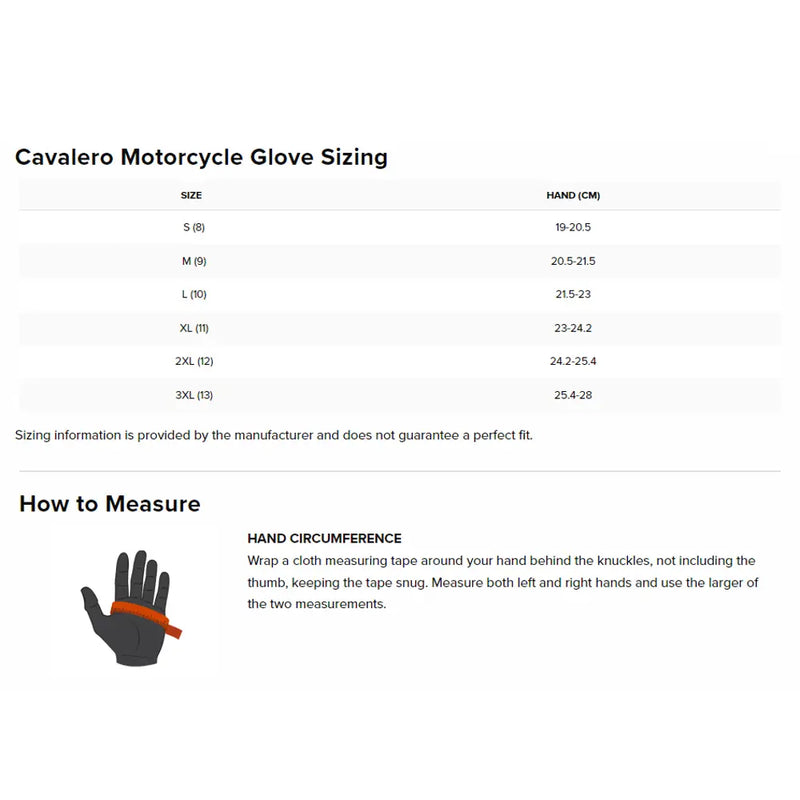 Cavalero Coyote Motorcycle Gloves