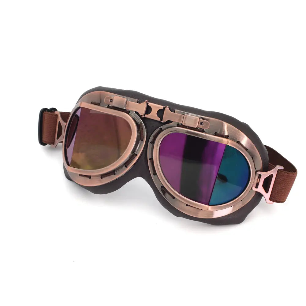motorcycle goggles retro Cavalero Jet Classic Vintage Motorcycle Goggles