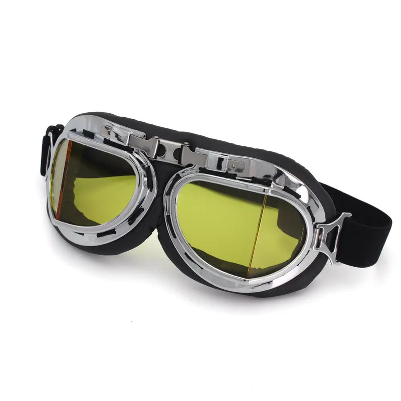 best vintage motorcycle goggles Cavalero Jet Classic Vintage Motorcycle Goggles
