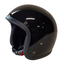Cavalero Slimline Low Profile Open Jet Helmet Gloss Black / S (53-54cm)  - Customhoj