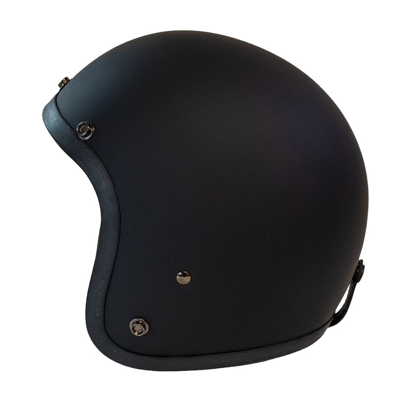 Cavalero Slimline Solid Low Profile Open Jet Helmet