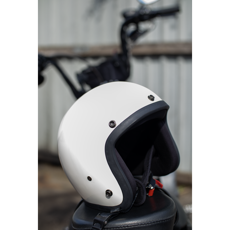 Cavalero Slimline Solid Low Profile Open Jet Helmet