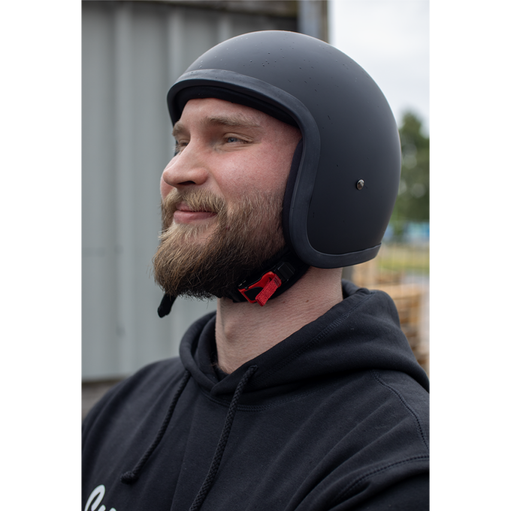 Low Profile Half Face Motorbike Helmet Low Profile German Style Helmet