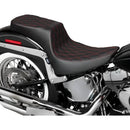 Drag Specialties Performance Predator 2-Up Seat for Harley