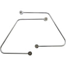 Cobra Saddlebag Support Bracket Kit for Yamaha 99-11 XVS650 Drag Star  - Customhoj