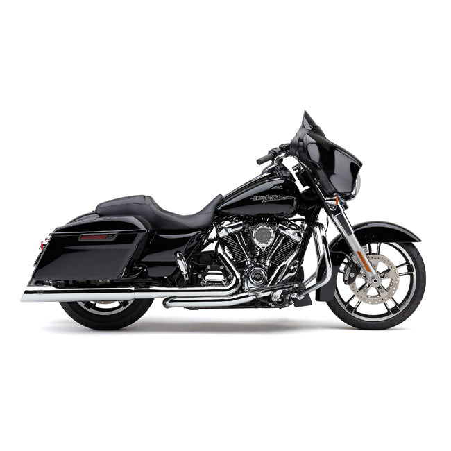 Cobra True Dual Head Pipes for Harley 17-25 Touring / Chrome  - Customhoj