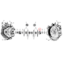 Crankcase Parts Diagram Exploded View for Harley 45" Flathead 10) 39-73 45" SV. Standard size bushing, right case. Replaces OEM: 24585-39