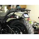 Cycle Visions Curved License Plate Bracket for Harley