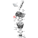 Cylinder Parts Diagram Exploded View for 57-85 Harley Sportster 8) 57-85 XL. KPMI valve seat, intake.