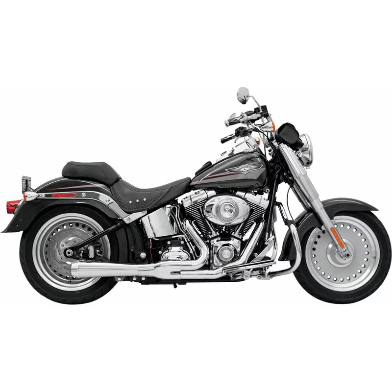 Bassani Road Rage Short Megaphone 2-into-1 Exhaust System for Harley