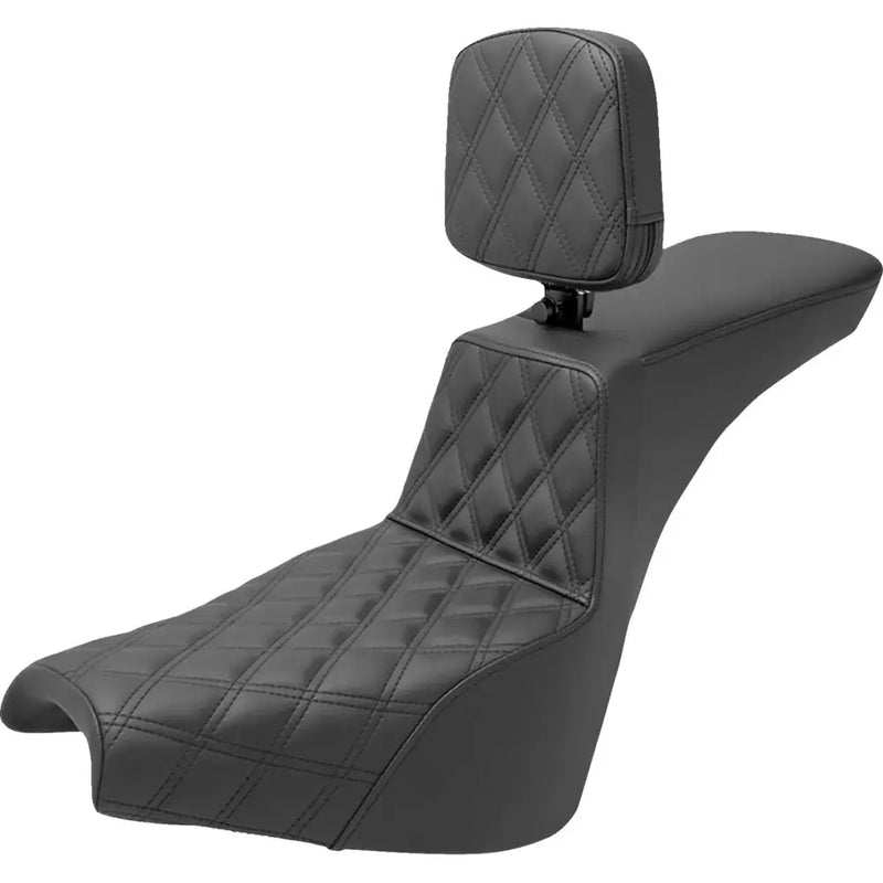 Saddlemen Tour Step-Up Motorcycle Seat for Harley