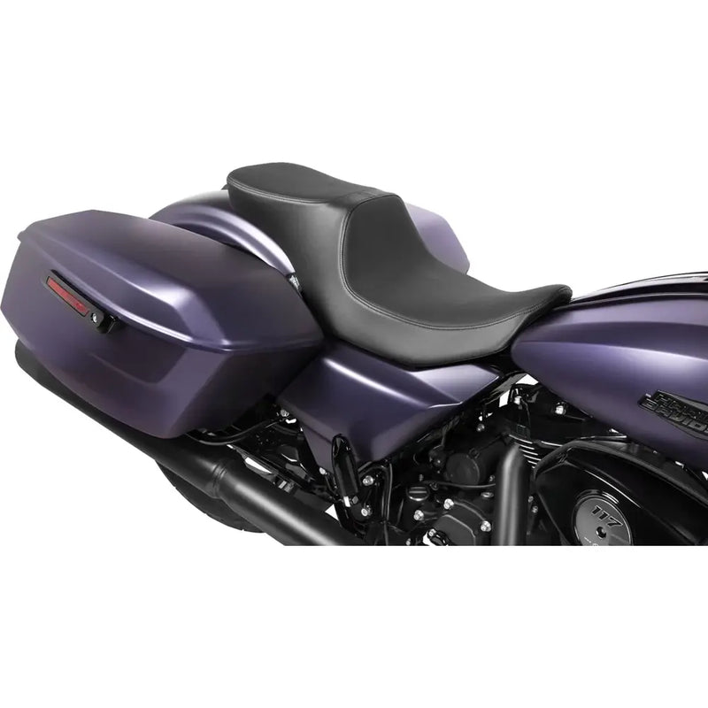 Drag Specialties Performance Predator 2-Up Seat for Harley