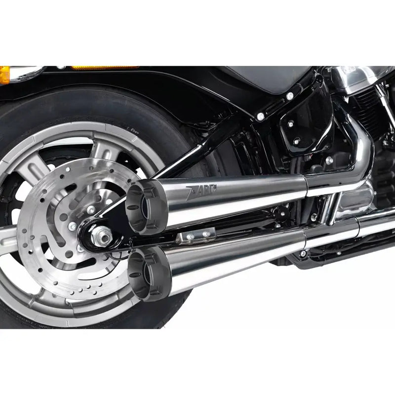 Zard EC Euro 4/5 Approved Cone Slip-On Mufflers for Harley Softail