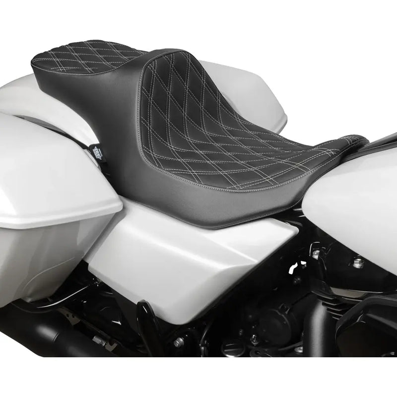 Drag Specialties Predator III 2-Up Seat for Harley