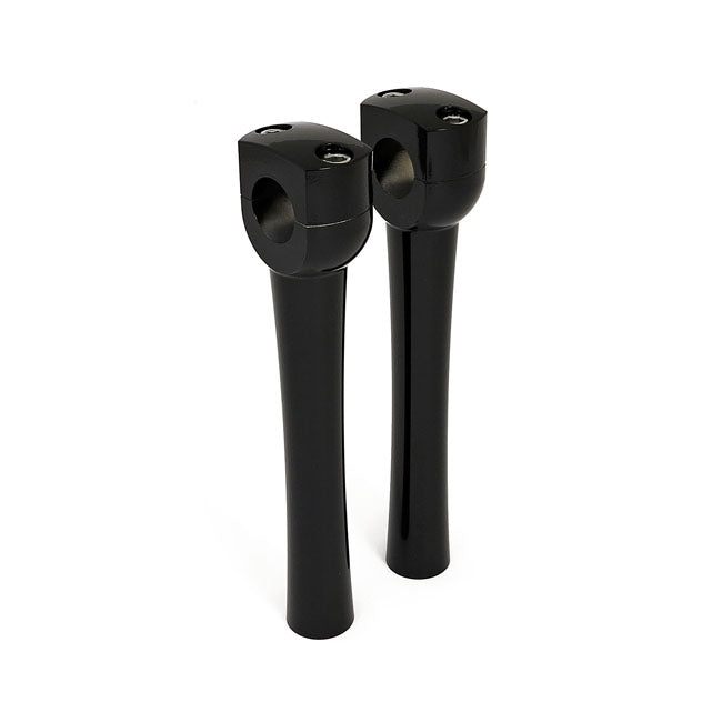 Dighton Domed Aluminium Handlebar Risers Black / 8" (20.3cm)