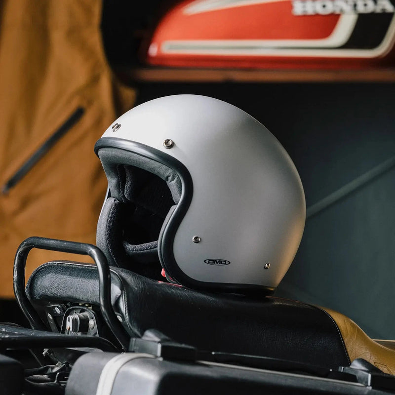 DMD Retro Classic Open Motorcycle Helmet  - Customhoj