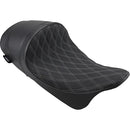 Drag Specialties EZ-ON Low Profile Forward Solo Seat for Harley  - Customhoj