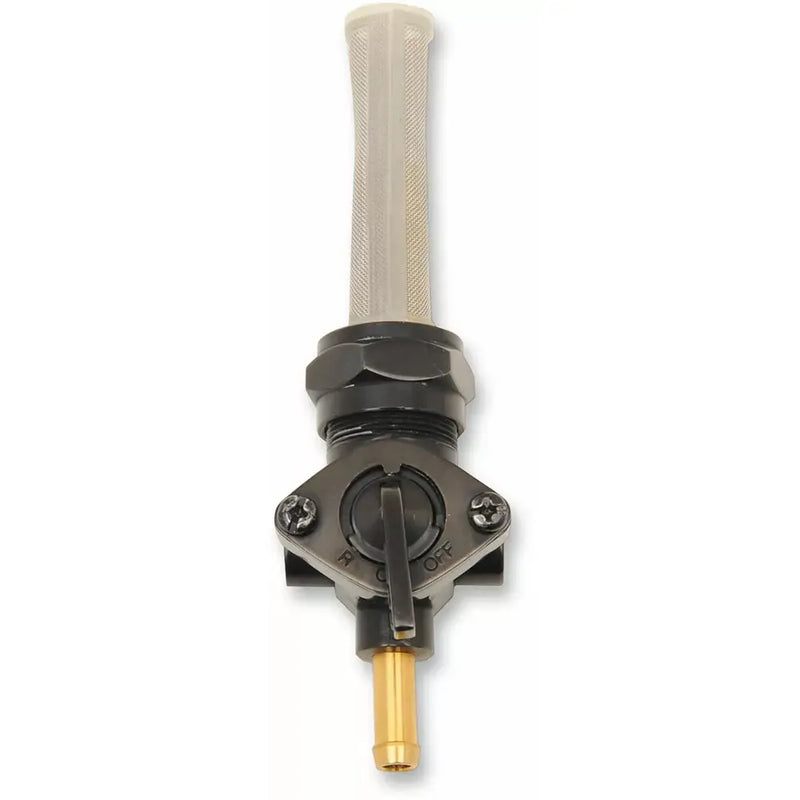 Drag Specialties Motorcycle Petcock OEM Style M22 Down-facing spigot / Black