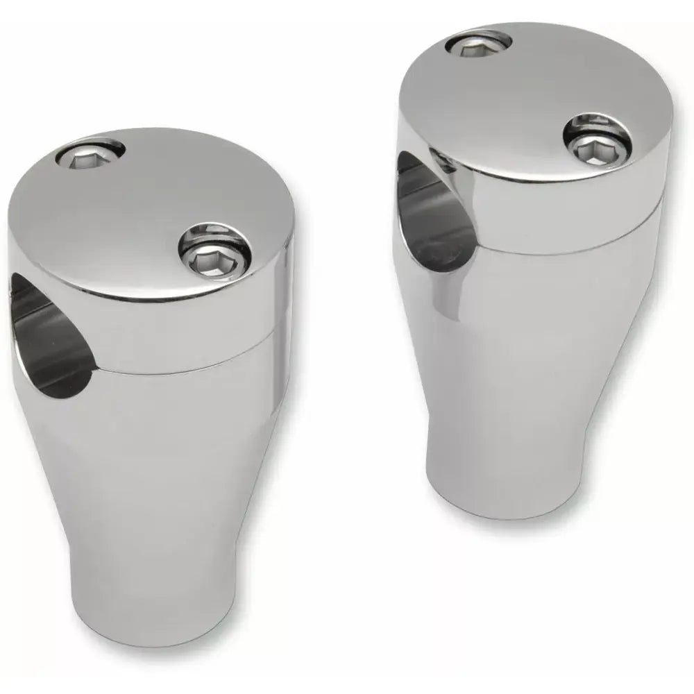Drag Specialties Panhead Style Aluminium Handlebar Risers Chrome