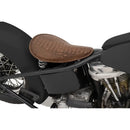 Drag Specialties Small Low Profile Spring Motorcycle Solo Seat Brown / Alligator  - Customhoj
