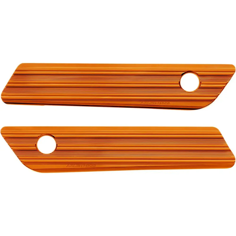 Arlen Ness 10 Gauge Saddlebag Latch Covers for Harley