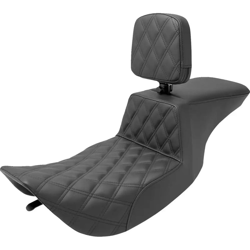 Saddlemen Tour Step-Up Motorcycle Seat for Harley
