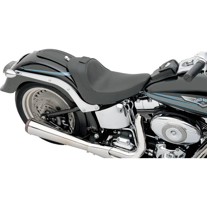 Drag Specialties Backrest Receptible Solo Seat for Harley