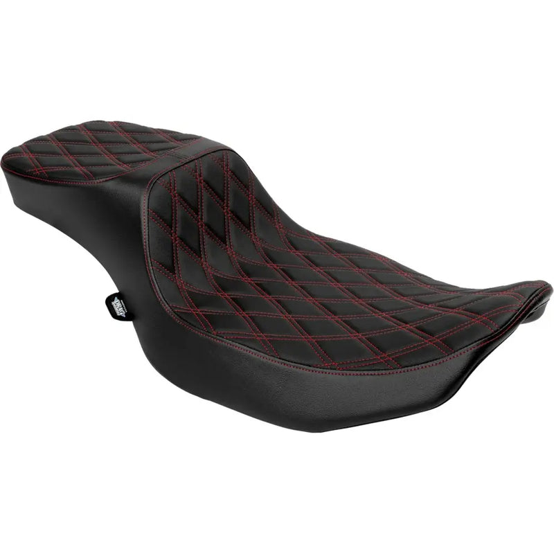Drag Specialties Performance Predator 2-Up Extended Reach Seat for Harley