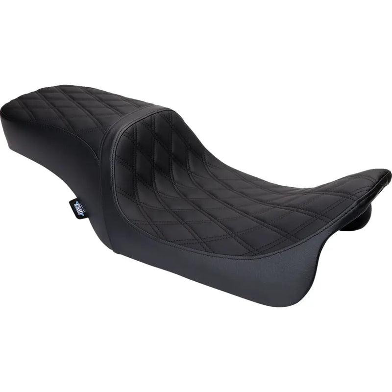 Drag Specialties Performance Predator 2-Up Seat for Harley