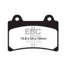 EBC Brake Pads Yamaha XV 1600 A Wildstar 99-04 EBC V-Pad Semi Sintered Rear Brake Pads for Yamaha Customhoj
