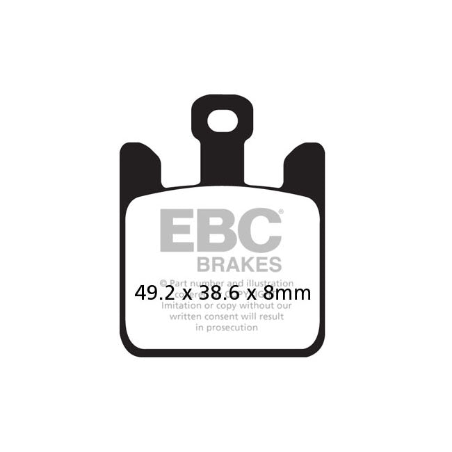 EBC Double-H Sintered Front Brake Pads for Kawasaki Ninja ZX-10R ZX 1000 04-07