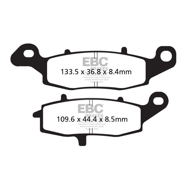 EBC Double-H Sintered Front Brake Pads for Suzuki C 800 Intruder C VL 800 05-15