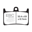 EBC Double-H Sintered Front Brake Pads for Yamaha Fazer 8 S / SA 800cc 11-15