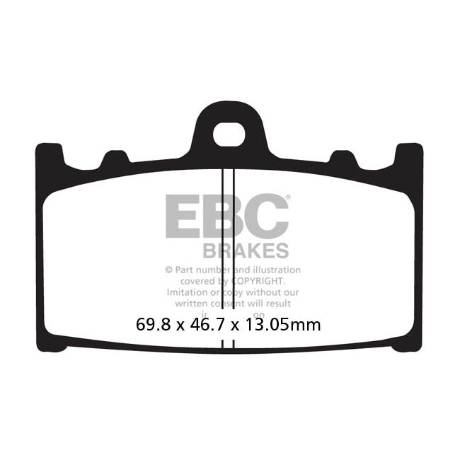 EBC Double-H Sintered Rear Brake Pads for Suzuki VL 1500 C 1500 Intruder 05-09