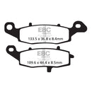 EBC V-Pad Semi Sintered Front Brake Pads for Kawasaki VN 1500 Classic / Drifter 96-04