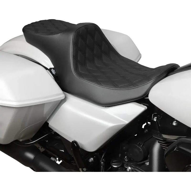 Drag Specialties Predator III 2-Up Seat for Harley