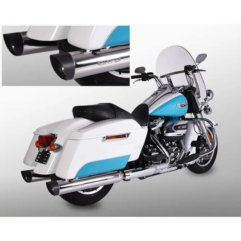 Miller Arlington Euro 4 Slip-On Mufflers for Harley