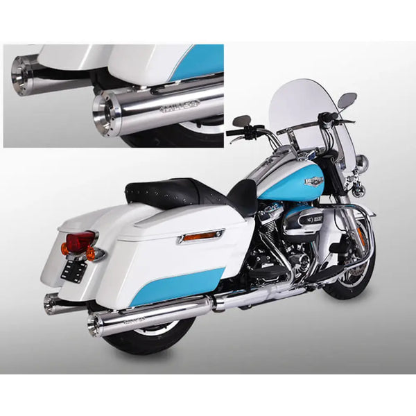 Miller Arlington Euro 4 Slip-On Mufflers for Harley