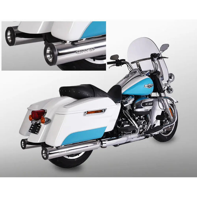 Miller Arlington Euro 4 Slip-On Mufflers for Harley