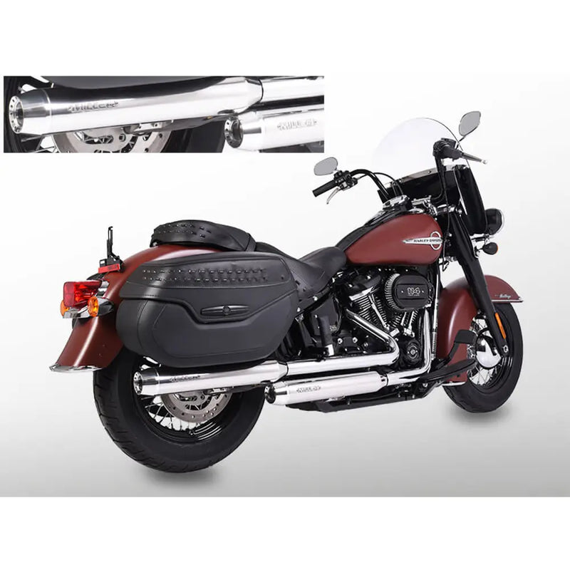 Miller Independence Euro 4 Slip-On Mufflers for Harley