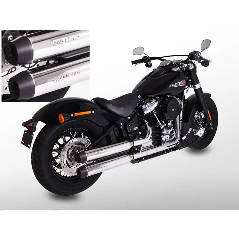 Miller Destiny Euro 5 Slip-On Mufflers for Harley